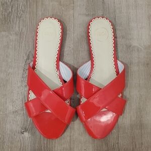NEW 1901 NORDSTROM Bryers Cross Band Slide Sandal